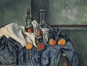 Paul Cezanne Nature mort a la Bouteille de Peppermint oil on canvas